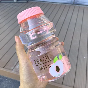 Kawaii Plastenka Vode Tour Pitne Steklenice Yakult Lepe Oblike 480ml Karton Mleka Shaker Steklenico Za Otroke