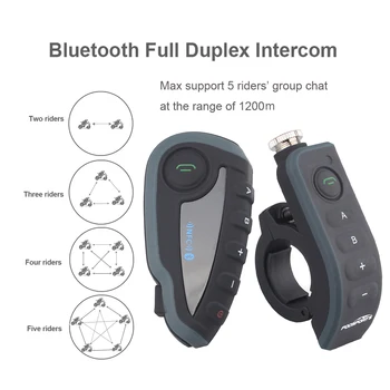 2pcs VNETPHONE V8 SV Interkom brez Daljinskega Nadzora 5-Stezni Skupine Talk Bluetooth Motoristična Čelada Slušalke FM NFC 1.2 KM 5 Kolesarji