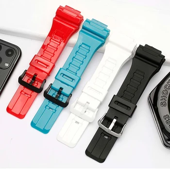Nepremočljiva Smolo Trak Watch Band Za Casio AQ-S810W AQS810WC AQ-S810W-1A šport watchband manšeta Zapestnico Watch Dodatki