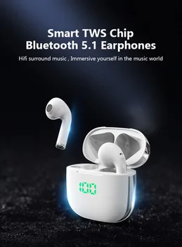 Novo TWS Bluetooth 5.1 Slušalke Brezžične Slušalke 9D Stereo Čepkov Slušalke Z Mikrofonom Za iphone, Samsung Xiaomi Huawei