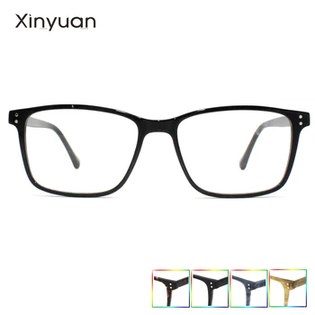 A003 Acetat Letnik Jasno Optičnih Očal Okvir Ženske Moški, Jasno, Leče Očala Trendy Pregleden Očala okvirji