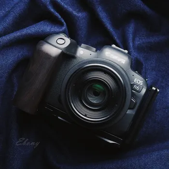 Ročaja Nosilec Za Canon EOS R6 Hitro Sprostitev L Ploščo Lesa, Ročno Izdelani