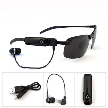 Pametna Očala Bluetooth Slušalke Enotni V Uho, Roko Prosto Klic Slušalke UV Zaščito na Prostem sončna Očala