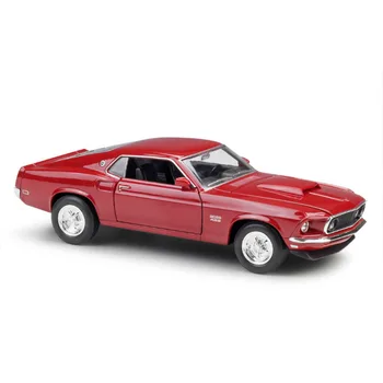1:24 obsega kovinske zlitine klasičen avto vlivanju model 1969 Ford Mustang Boss 429 odraslih otrok darilo doma dekoracijo