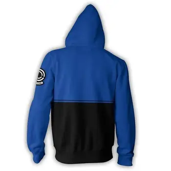 BIANYILONG 2018 nove Moške Hooded Kapsula Corp 3D Tiskanih Hoodies Priložnostne Trenirko Priložnostne zadrgo hoodie hooded hip hop vrhovi