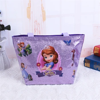 Disney princesa otrok Zamrznjene Elsa dekle darilo plenic vrečko ramenski visoka zmogljivost vrečko paket potovanja, shranjevanje lady risanka torbici