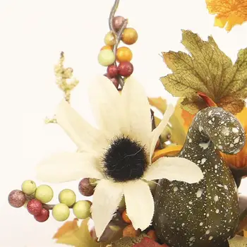 1pcs Umetno Sonce Cvet Maple Leaf Dekor Bučna Fotografija Okrasni Dom Jeseni Dekorativni Rekviziti