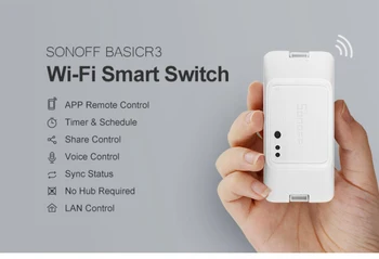 1/2/3/5/10/KOS Sonoff Osnovne R3 WIFI DIY Smart 433Mhz RF Control Stikalo za Brezžično Daljinsko Stikalo Domov Avtomatizacija Dela Z Google