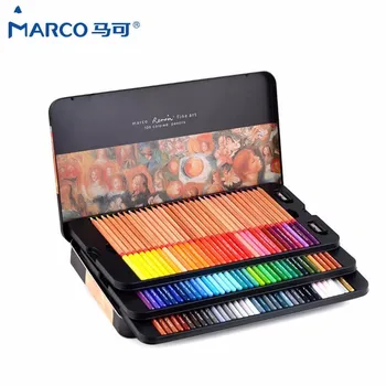 Marco Renoir 3100 Likovne Umetnosti 24/36/48/72/100 Barve Lapis De Or Professional Mastno Barvne Svinčnike Oljne Barve Pastelmier Barvne Pero