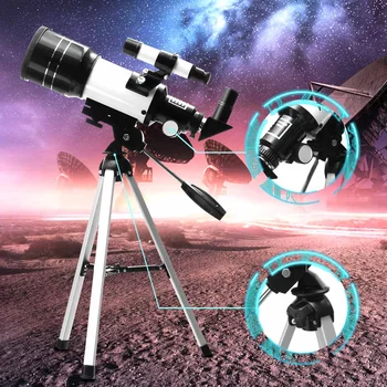 70/300mm 150X Lomom Astronomski Teleskop S Prenosno Stojalo Nebo Oko Telescopio Prostor za Opazovanje Obseg na Prostem