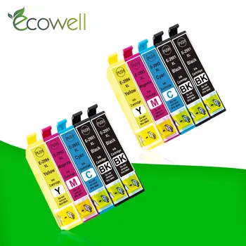 Ecowell 10pcs 29XL združljive Kartuše za Epson T2991 T2994 T 2991 29 XL Kartuša za XP 235 332 335 435 255 247 Tiskalnik
