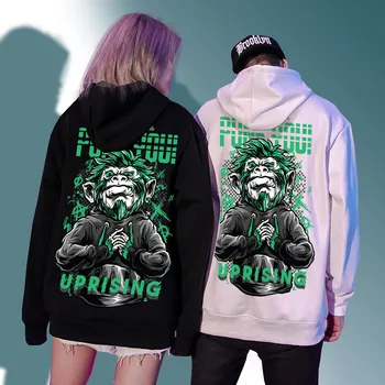 Hoodie Majica Hip-hop osebnost uporom proti opica dolgimi rokavi pulover s kapuco ulica Japonski Evropske in Ameriške trende