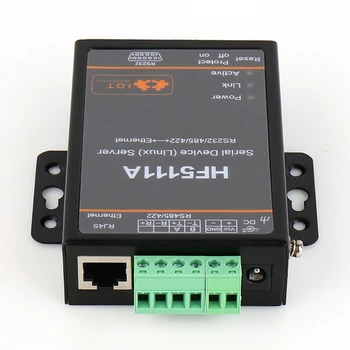 CE FCC Uradni HF5111A Serijski Strežnik, RJ45 RS232/485/422 Za Ethernet Linux serial Port (Serijska vrata Strežnika Pretvornik Naprava Industrijski DTU