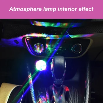 Celostno Okolja Avto Notranje Svetlobe Večnamensko Bluetooth Avto MP3 Univerzalnih Pametnih Dvojni Polnilnik Usb Auto Vzdušje Svetlobe