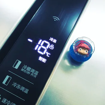 2019 Ponyo na cliff Anime akcijska figura, ročno izdelane igrače prefekt kakovosti figur Poniu 3d hladilnik magneti Igrače za otroke