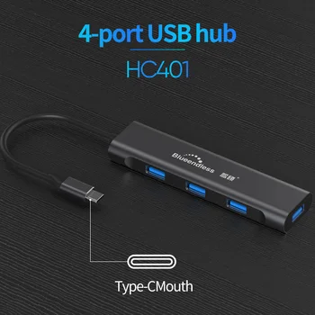 Blueendless usb c hub USB3.1 Tip C do 4 vrata USB3.0 High Speed usb podporo 5Gbps Za MacBook pro tip c Hub
