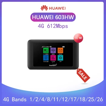 Odklenjena Huawei 603HW Žep WiFi 4g mobilni mini usmerjevalnik wifi portatil repetidor 5g wifi usmerjevalnik s kartice sim ka