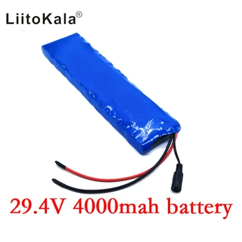 HK LiitoKala 24V 4Ah 7S2P 18650 Baterija li-ionska baterija 29.4 v 4000 mah električna kolesa z motorjem /električni ne vključuje polnilnik