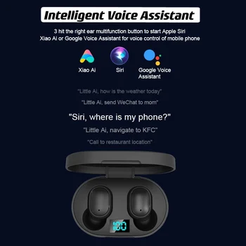 2021 Vroče Prodajo TWS Nepremočljiva Šport Bluetooth 5.0 Brezžične Slušalke Slušalke Z Mikrofonom Za Xiaomi Redmi Mobilnih Telefonov