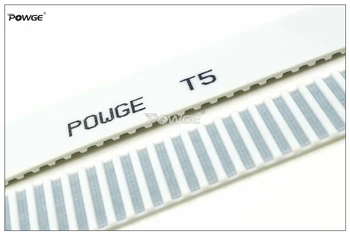 POWGE 5meters T5 10 PU Odprite Časovni Pas Širina=10 mm Igrišču=5 mm Fit T5 Škripec T5-10 AT5 Pasu Za CNC RepRap 3D Tiskalnik