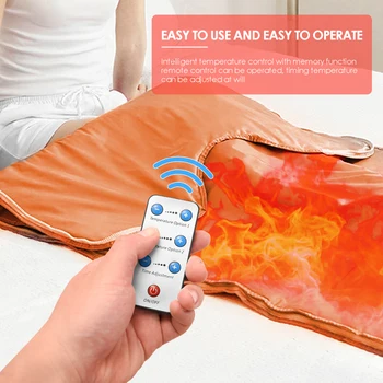 Daleč-infrardeča Savna Odejo Raztegljive Roko Rokav Design Digital Toplotne Savna Odeje se Uporablja Za Body Shaper Sliming 2021 Nova