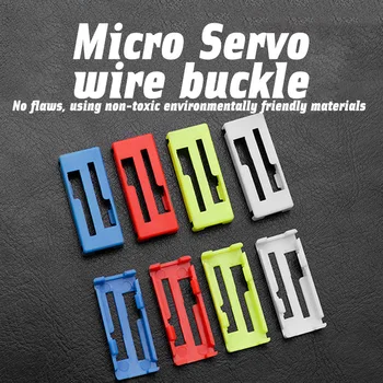 10 Par Micro Servo žice sponke Priključite zaščitnik Preprečuje svoboden snaps Micro Linija sponke za varstvo Okolja