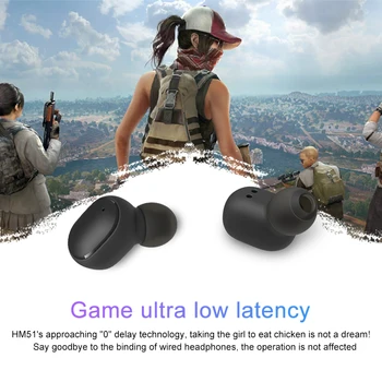 TWS Brezžične Slušalke za Redmi Airdots Čepkov LED Zaslon Bluetooth V5.0 Slušalke z Mikrofonom za iPhone Huawei Samsung pk A6S