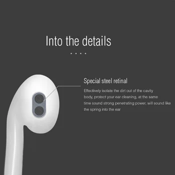 Žične slušalke Stereo Bas V Uho Šport Slušalke Slušalke Z Mikrofon mini Čepkov Slušalke Za iPhone, Samsung Huawei Xiaomi