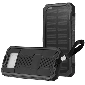 Prenosni Hitro Polnjenje DIY Sončne Energije Banke Primeru Kit Nesestavljeni Delov Potovanja Dvojno USB Mobile Power Bank Primerih S solarnimi