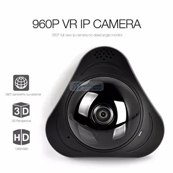 Baby Monitor 360-Stopinjski Panoramski WIFI Kamera HD 960P Brezžični VR 3D Panorama IP Kamero P2P Varnost Wi-Fi, APLIKACIJE Fotoaparat YOOSEE