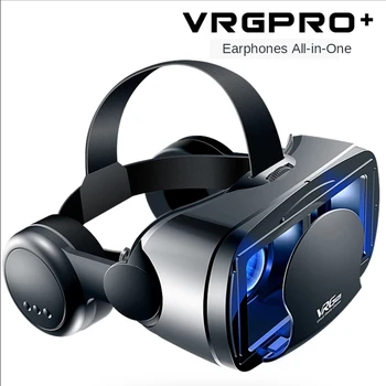 VRG Pro VR Očala 3D Slušalke Navidezna Resničnost, Avdio Video Vse-v-enem 5~7 palčni Mobilni Telefon, Namenjen Očala Snemljiv