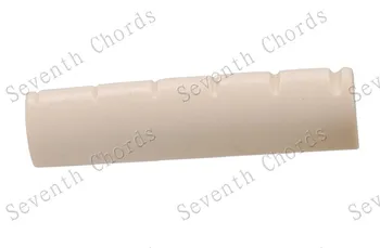 2 Kos Lvory-Belo Dolžina 45 MM Plastični 6 String Zarezano Matice Za Akustično Kitaro.- 45*6*10-9.2 MM - MA026A