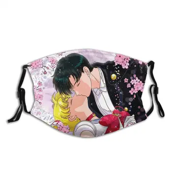 Večno Poljub Non-Enkratno Masko Sailor Moon Anti Meglica, Prah Maske Z Filtri Za Zaščito Masko Respirator Usta Žarilna