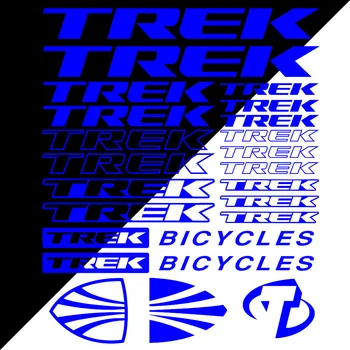 Za Okvir Kolesa TREK MTB BMX Dirka Cesti avto nalepke avto styling Vinil Die-Cut Grafični karoserije Nalepke Nalepke, Grafično Nastavitev