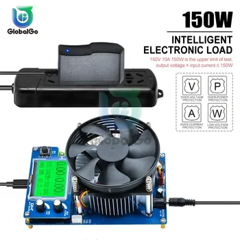 150W Mini Micro Tip-C Polnilnik USB Elektronski Obremenitev Zmogljivost Baterije Tester Digitalni Voltmeter Ameter Tekoči Meter NAS Plug