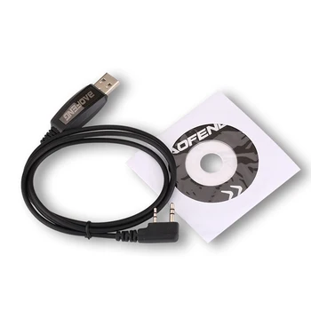 Baofeng Programiranje USB Cable Driver CD Za UV-5RE UV-5R Pofung UV-5R uv5r 888S UV-82 UV-9R dvosmerni Radijski Walkie Talkie Program