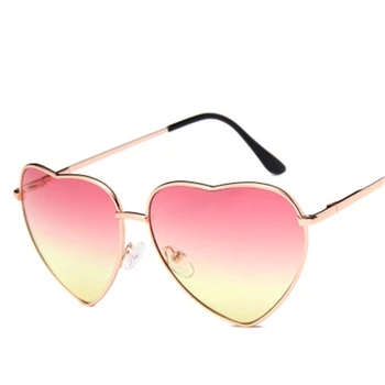 2018 Klasičen Retro Ljubezen sončna Očala Moških In Žensk Ocean Serije Breskev Srce Očala Trend sončna očala