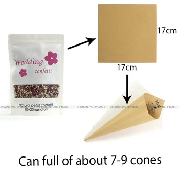 Naravni poročni konfeti ELOMAN posušene rose cvet latice konfeti poroke in rojstni dekoracijo biološko razgradljivih 1L