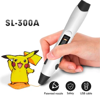 Enotepad SL-300A 3D Pero DIY 3D Tiskanje Pero S 100 M PCL/PLA Žarnico, Ustvarjalne Igrače, Darila Za Otroke, Oblikovanje, Risanje