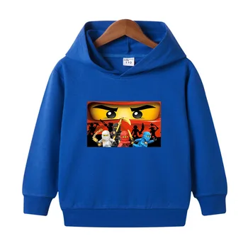 2-10Years 2020 Fantje Hoodies Legoes Vrhovi Baby Ninjago Fant Sweatshirts Dolge Rokave Otrok Jesenski Oblačila Malčka Fant Majice