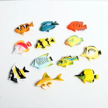 Simulacija Tropskih Rib Akcijska Figura, ki imajo določene,Morja, Morskih Bitij, Plastičnih Morskih Živali Mini Zgodnje Izobraževanje Igrača Ribe, 12 kos