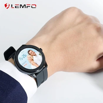 LEMFO T6 Pametno gledati moške HD Full krog Zaslona IP68 Vodotesen Prilagodite Watch face Smartwatch Dolgo Pripravljenosti Za Android IOS