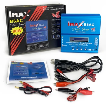 BUILD-MOČ IMAX B6 Baterije Lipo polnilec Lipo Digitalni Bilance 12V 6A 80W Napajalnik + Polnjenje Kabli hitro polnjenje B3 B6AC