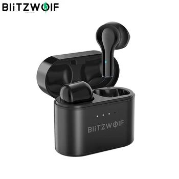BlitzWolf BW-FYE9 TWS Brezžični Čepkov bluetooth 5.0 Slušalke Pol V uho DSP za Zmanjšanje Hrupa, Nizke Latence Igranje z Mic