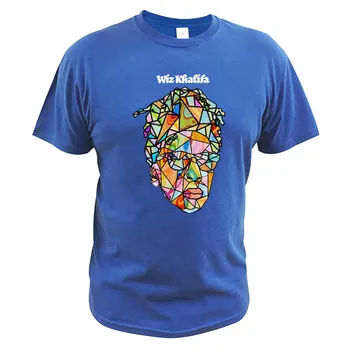 Wiz Khalifa T Shirt Še Wiz Album Sago Wiz Khalifa Tshirt Ameriški Rapper Bombaž Visoke Kakovosti Tee Vrhovi