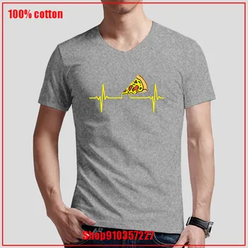 Pizza Ljubezen Pizza Heartb Tshirt Kratek Rokav 3D Natisnjeni T-shirt Enolično T-shirt Svoboden O-vratu Poletne Moške Obleke Proti-vrat Fitnes