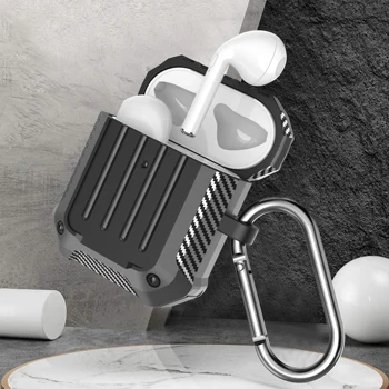 Mehka Primeru Za Apple Airpods Kritje Slušalke Pribor Luksuzni Brezžični Prtljage Kritje Za AirPods 2 Primera S Keychain