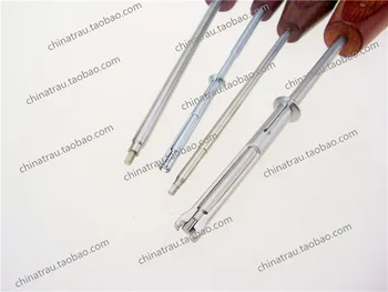 Medicinske ortopeda instrument iz nerjavečega jekla izvijač leseni ročaj z navojem rokav za kirurške&vet uporabo instrumenta