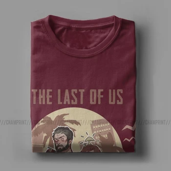 Zadnji Nas Ellie Joel Igre T-Majice za Moške Duhovit Čistega Bombaža Tee Shirt O Vratu Kratek Rokav T Shirt Grafični Oblačila