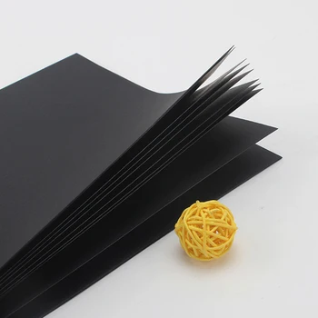 A4 Črno Kraft papir, Kraft Papir za DIY Ročno izdelan Karton, zaradi Česar 80 g/120g/180 g/230 g/250 g/300g/400g Strani Slikarstvo Papirju Skica Papirja